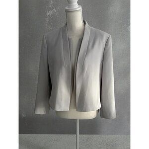 BOSS Jasika Gray Beige Greige Office Blazer Jacket Size US 14